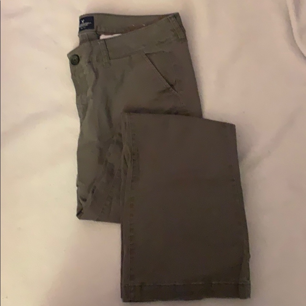 American Eagle Kick Boot Gray Pants
